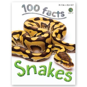 Пізнавальні книги: 100 Facts Snakes