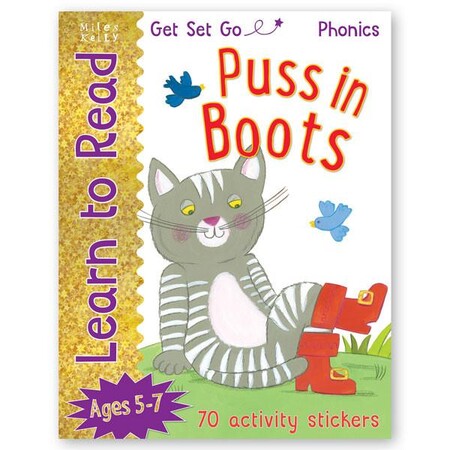 Для молодшого шкільного віку: Get Set Go Learn to Read: Puss in Boots