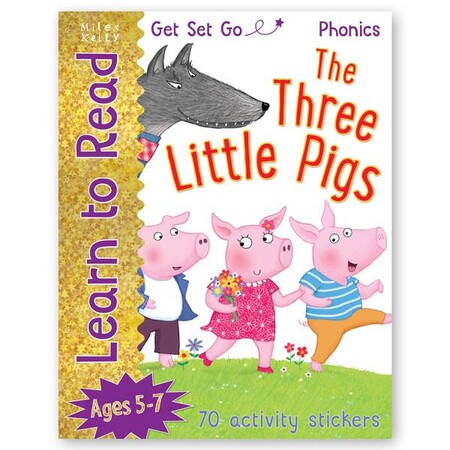 Для младшего школьного возраста: Get Set Go Learn to Read: The Three Little Pigs
