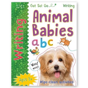 Розвивальні книги: Get Set Go Writing: Animal Babies