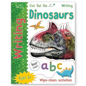 Розвивальні книги: Get Set Go Writing: Dinosaurs