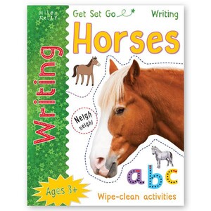 Розвивальні книги: Get Set Go Writing: Horses