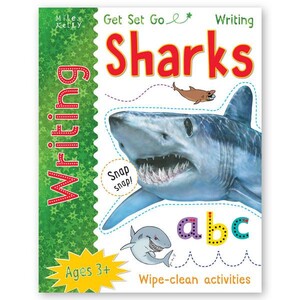 Книги для дітей: Get Set Go Writing: Sharks