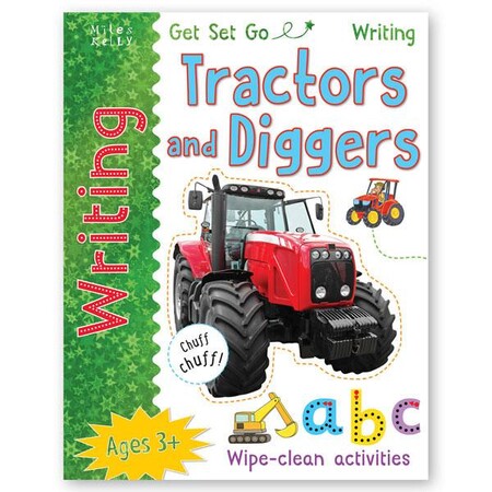 Для младшего школьного возраста: Get Set Go Writing: Tractors and Diggers