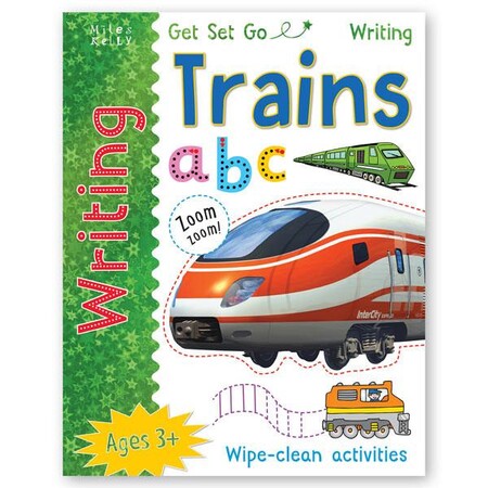 Для младшего школьного возраста: Get Set Go Writing: Trains