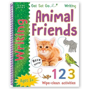 Розвивальні книги: Get Set Go Writing: Animal Friends