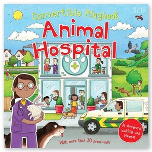 Книги для дітей: Convertible Playbook Animal Hospital
