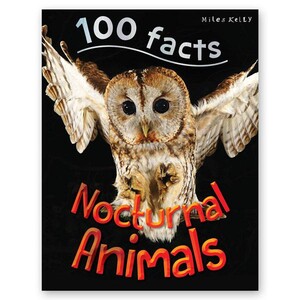 Книги для детей: 100 Facts Nocturnal Animals