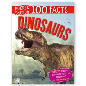 Книги про динозавров: Pocket Edition 100 Facts Dinosaurs