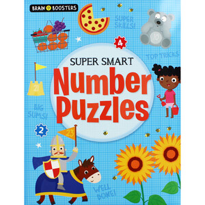 Книги для дітей: Brain Boosters: Super-Smart Number Puzzles