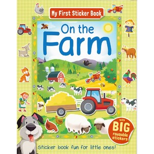 Животные, растения, природа: My First Sticker Books: On the farm
