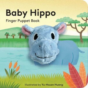 Тактильні книги: Baby Hippo: книга з пальчиковою іграшкою [Abrams]