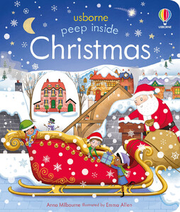 Новорічні книги: Peep Inside Christmas [Usborne]
