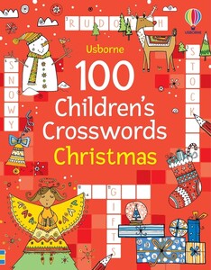 Книги для дітей: 100 Children's Crosswords: Christmas [Usborne]