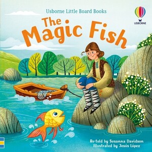 Книги для дітей: Little Board Book: The Magic Fish [Usborne]