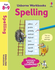 Навчання читанню, абетці: Workbooks Spelling (вік 8-9) [Usborne]