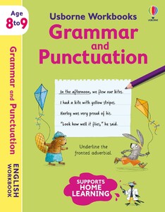 Обучение чтению, азбуке: Workbooks Grammar and Punctuation (вік 8-9) [Usborne]