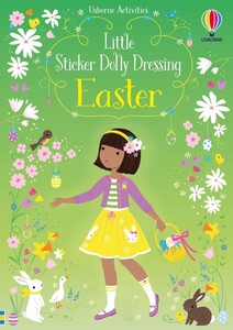 Книги для дітей: Little Sticker Dolly Dressing Easter [Usborne]