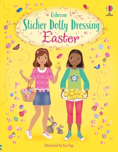 Книги для детей: Sticker Dolly Dressing Easter [Usborne]