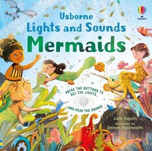 Музыкальные книги: Lights and Sounds Mermaids [Usborne]