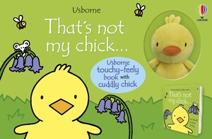 Тактильні книги: Набір: книга That's Not My Chick та іграшка [Usborne]