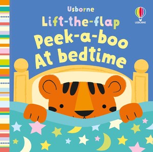 Книги для дітей: Baby's Very First Lift-the-flap Peek-a-boo Bedtime [Usborne]