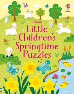 Книги с логическими заданиями: Little Children's Springtime Puzzles [Usborne]
