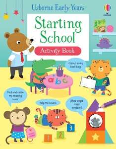 Альбомы с наклейками: Starting School Activity Book [Usborne]