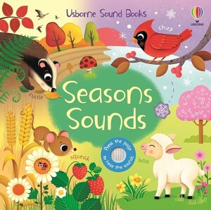 Книги про тварин: Seasons Sounds Book [Usborne]