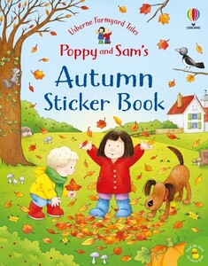 Альбоми з наклейками: Poppy and Sam's Autumn Sticker Book [Usborne]