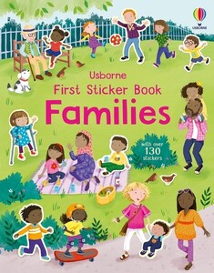 Творчество и досуг: First Sticker Book Families [Usborne]