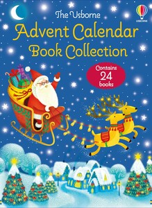 Новогодние книги: Адвент календар з 24 міні-книгами [Usborne]