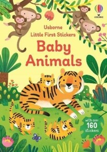 Альбоми з наклейками: Little First Stickers: Baby Animals [Usborne]