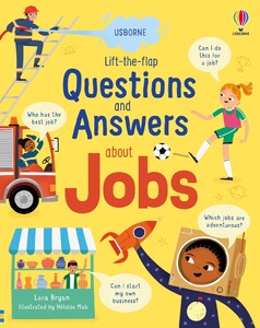 Интерактивные книги: Lift-the-flap Questions and Answers about Jobs [Usborne]