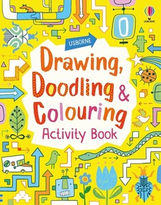 Творчість і дозвілля: Drawing, Doodling and Colouring Activity Book [Usborne]