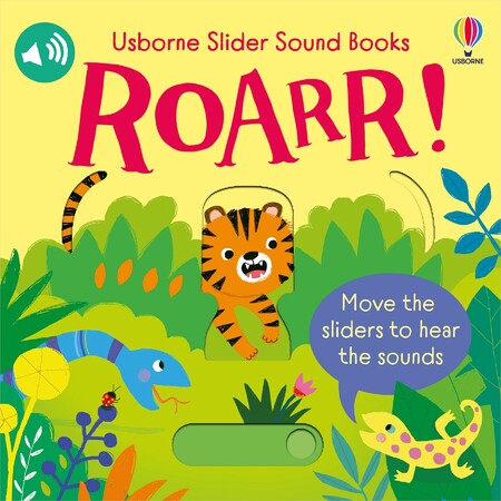 Для самых маленьких: Slider Sound Book: Roarr! [Usborne]