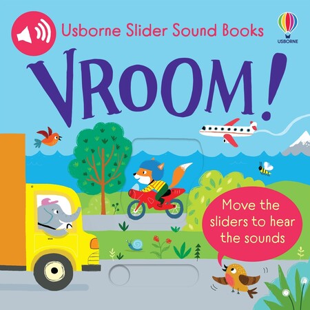 Для найменших: Slider Sound Book: Vroom! [Usborne]