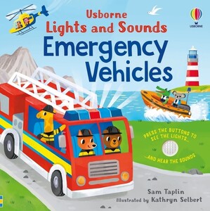 Для найменших: Lights and Sounds: Emergency Vehicles [Usborne]