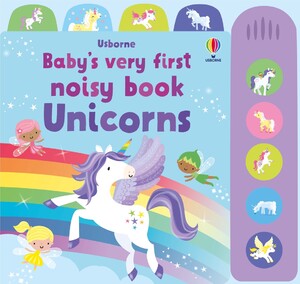 Музичні книги: Baby's Very First Noisy Book Unicorns [Usborne]