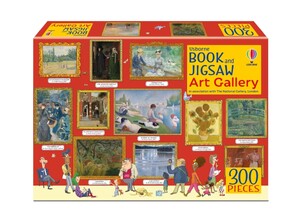 Історія та мистецтво: Набір: книга і пазл «Картинна галерея» [Usborne]