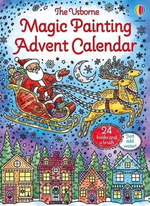 Книги для детей: Magic Painting Advent Calendar [Usborne]