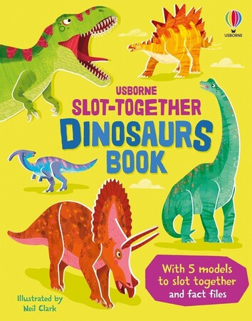 3D книги: Slot-together Dinosaurs Book [Usborne]