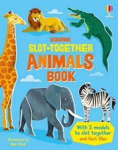 Подборки книг: Slot-together Animals Book [Usborne]