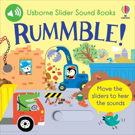 Для найменших: Slider Sound Book: Rummble! [Usborne]