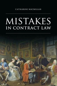 Книги для дорослих: Mistakes in Contract Law [Bloomsbury]