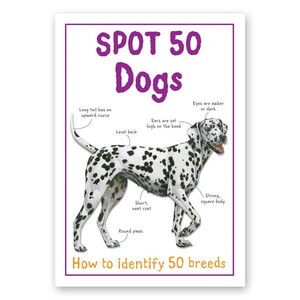 Книги про животных: Spot 50 Dogs- Miles Kelly