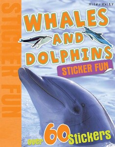 Книги для дітей: Sticker Fun Whales and Dolphins