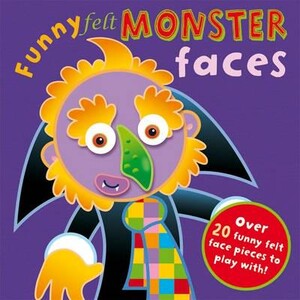 Тактильные книги: Funny Felt Monster Faces