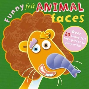 Тактильные книги: Funny Felt Animal Faces - Funny Felt