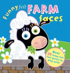 Книги для дітей: Funny Felt Farm Faces